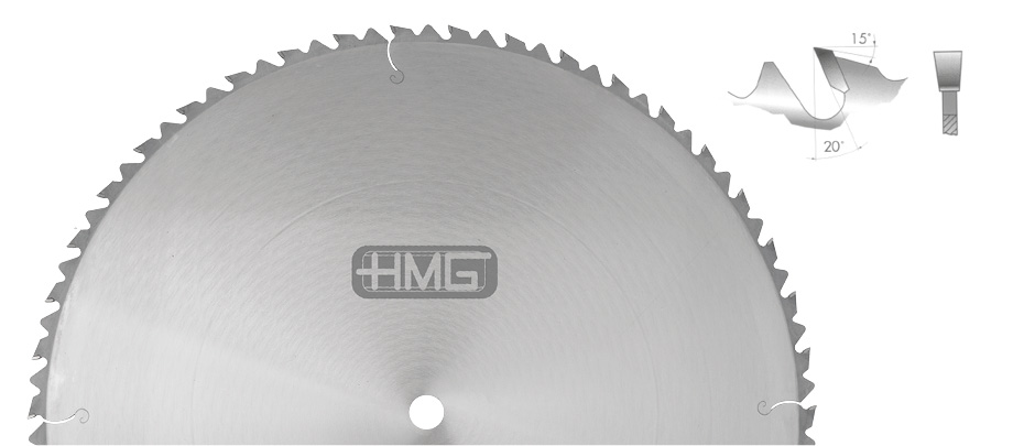 Hartmetall-Kreissägeblatt LFZ-Langschnitt Flachzahn 300